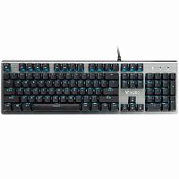 Клавиатура Rapoo V530, Игровая, USB, Кол-во стандартных клавиш 104, Алюминий, RGB, Длина кабеля 1,8 метра, Анг/Рус, Серебряный